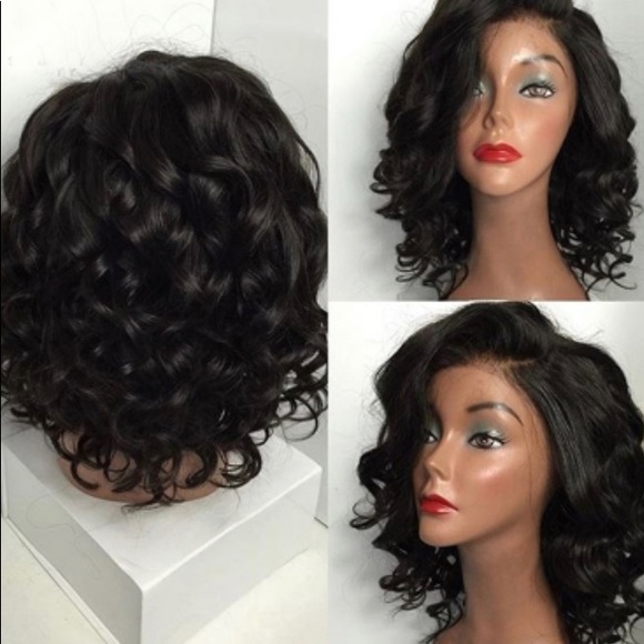 Side Parting Shaggy Body Wave Bob Synthetic Wig - Picture 1 of 6